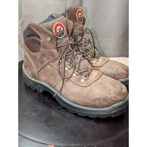 Irish Setter Men’s Size 10 83608 Ely Steel Toe Work Boots Leather Red Wing